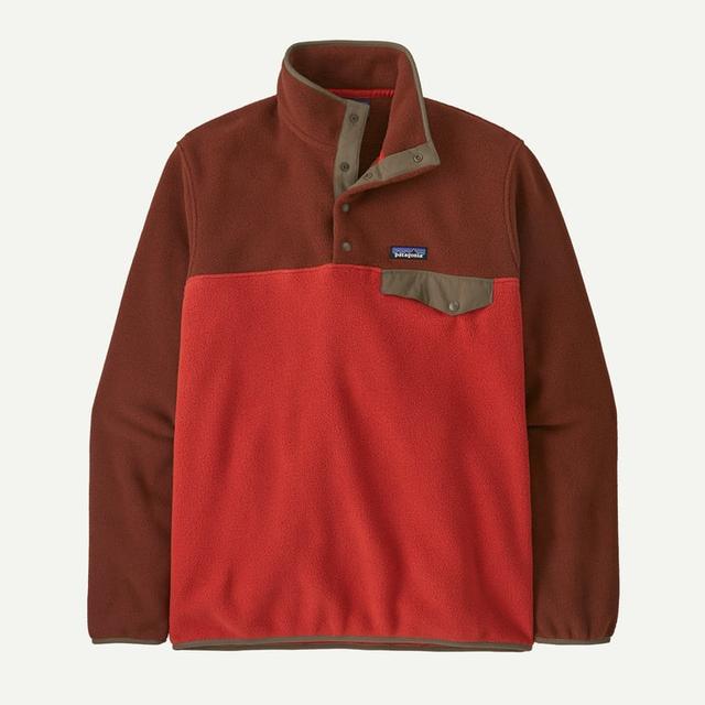 Patagonia Men's Lightweight Synchilla Snap-T Fleece Pullover, Fitz Roy Patchwork